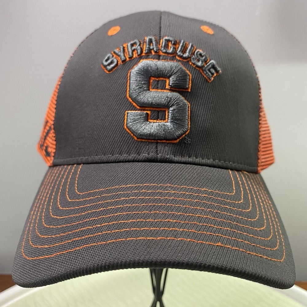 Syracuse Orangemen Zephyr Ball‎ Cap Mens Adjustable Snap Black& Orange NCAA EUC
